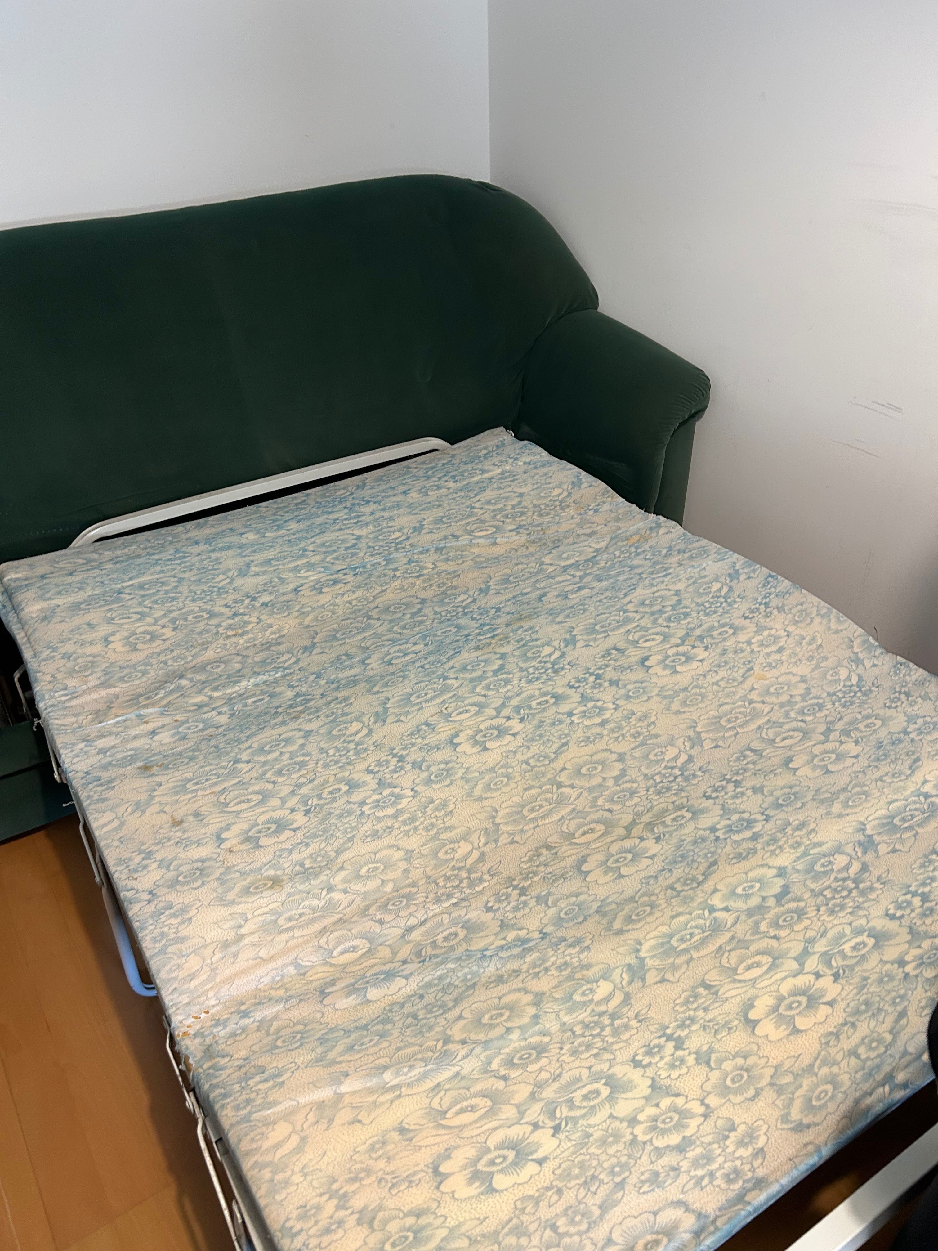 Sofá cama e cadeirão