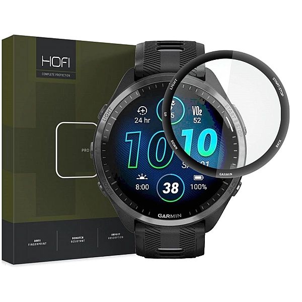 Szkło Hybrydowe Hofi Hybrid Pro+ Garmin Forerunner 965 Black