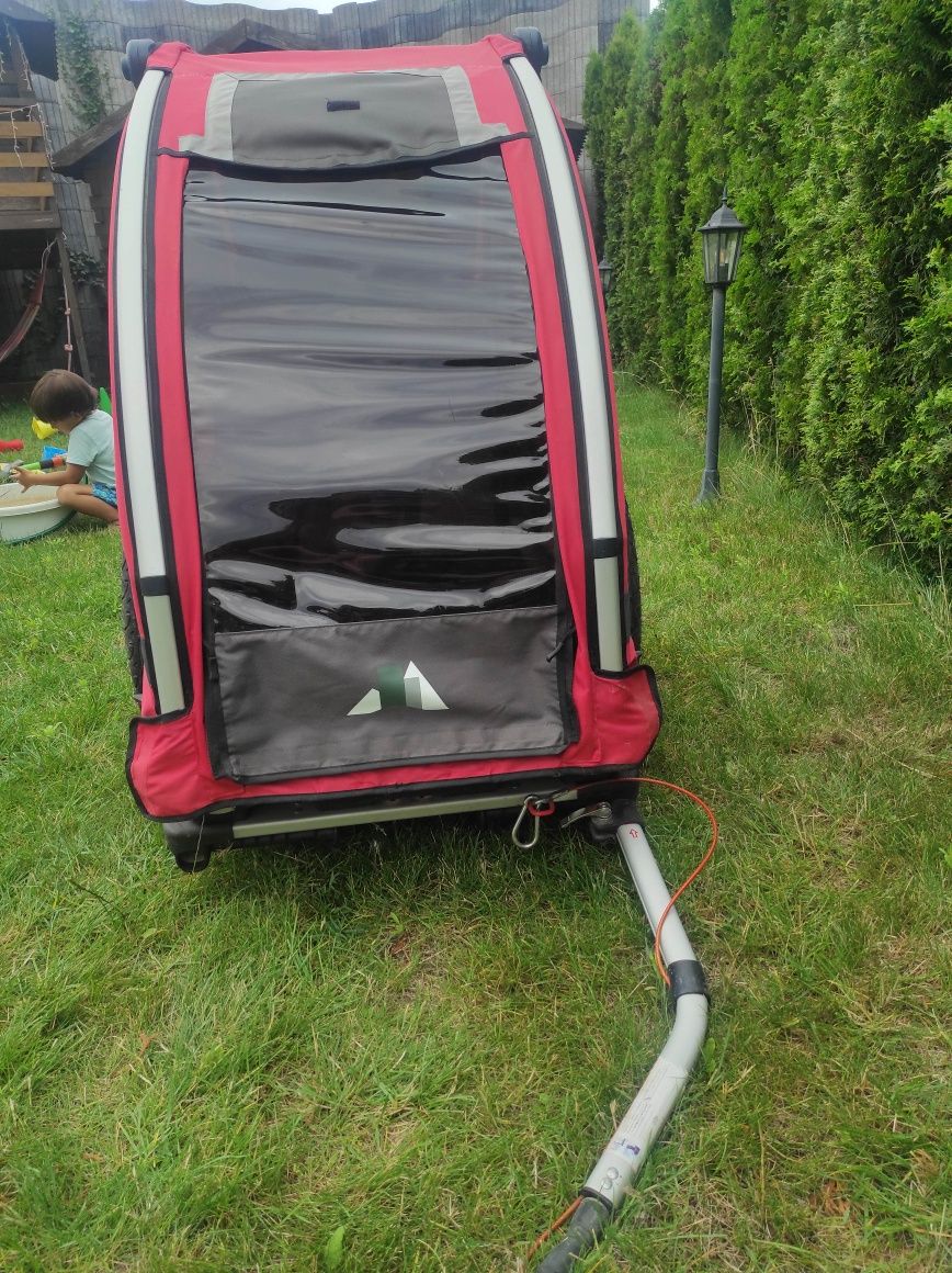 Przyczepka rowerowa Nordic cab Explorer dwuosobowa