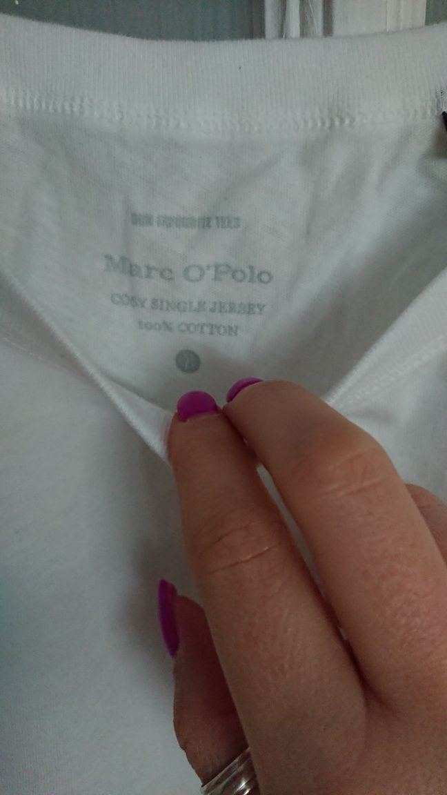 Nowa biala koszulka Marco O'Polo rozmiar M