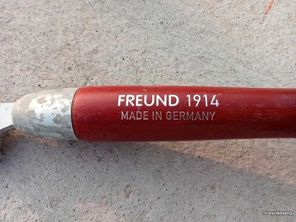 Tesoura grande de jardim marca FREUND 1914 made in Germany