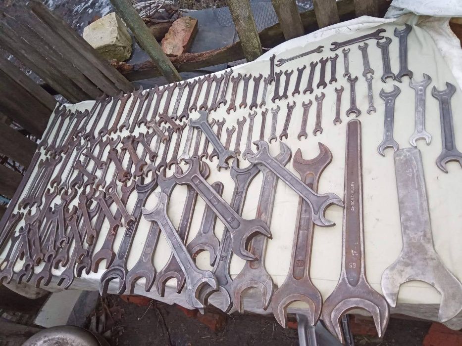 Продам ключі рожкові (одно і двусторонні, посилені, рідкісні, антік)