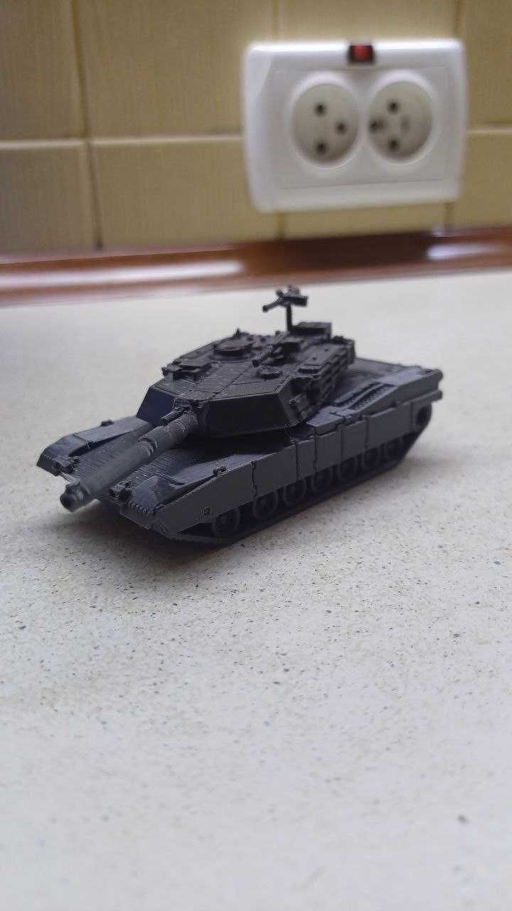 модель танку 3д Абрамс м1  (Abrams m1 )