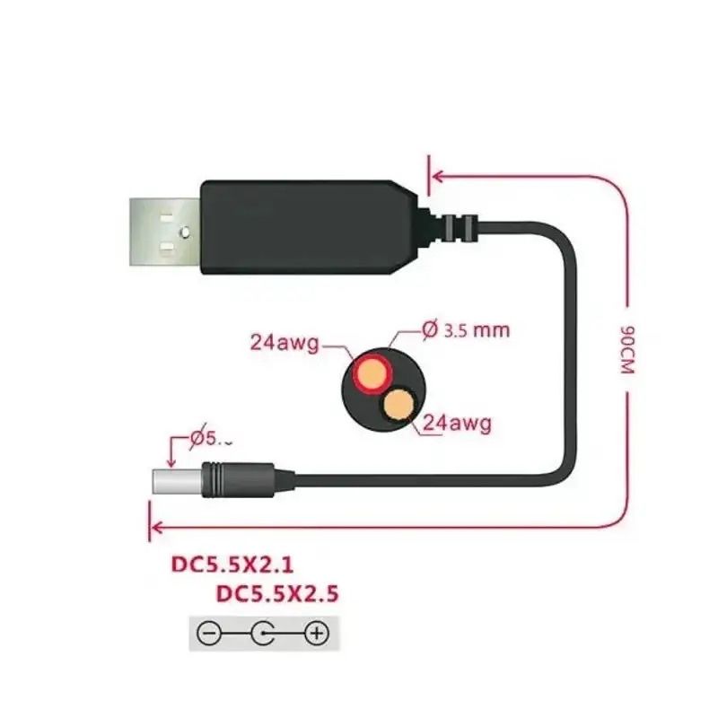 Повышающий USB преобразователь напряжения DC 5 в 12 вольт, 0.75 Ампер,