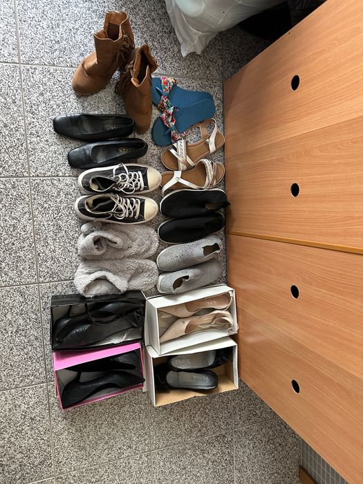 Lote de sapatos mulher - tam. 36-38