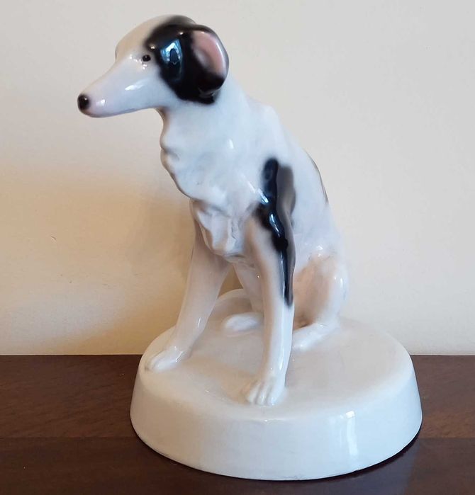 Figurka psa wytwórnia Pacyków lata 20, 30