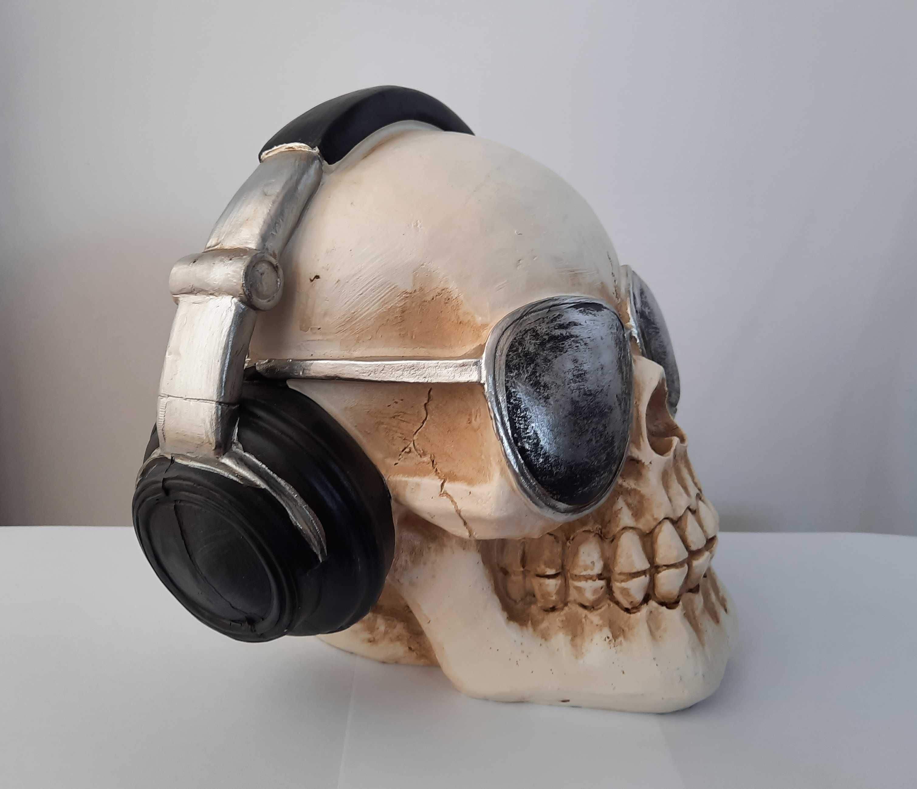 Ogromna czaszka słuchawki wypasiona czacha music skull