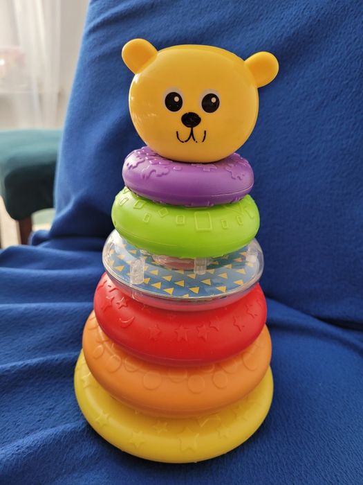 Teczowy miś piramidka