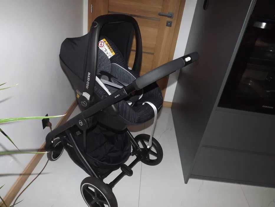 Cybex Balios S lux Deep Black Cudowny Stan Baza cybex