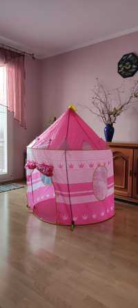 Różowy namiot/zamek/pałac dla dzieci