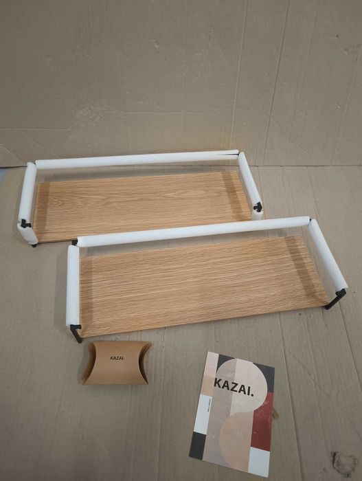 KAZAI  Zestaw Półek Ściennych STENN Półki Wiszące zestaw 2 półek nowe