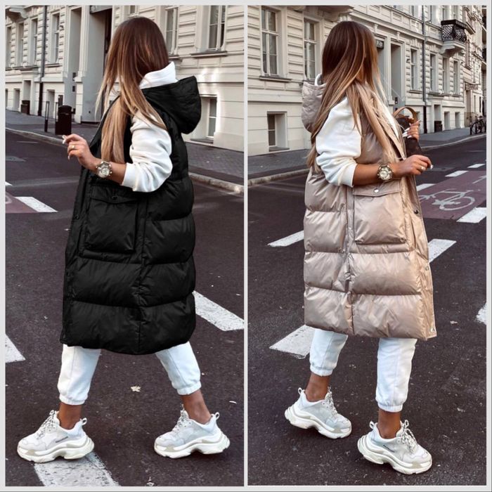 Женская удлиненная жилетка/Жіночий подовжена жилетка DV