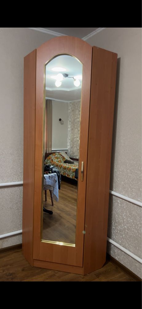 Шкаф в коридор з зеркалом