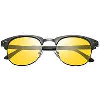 Okulary przeciwsłoneczne Klasyczna oprawka Okulary z żółtymi szkłami