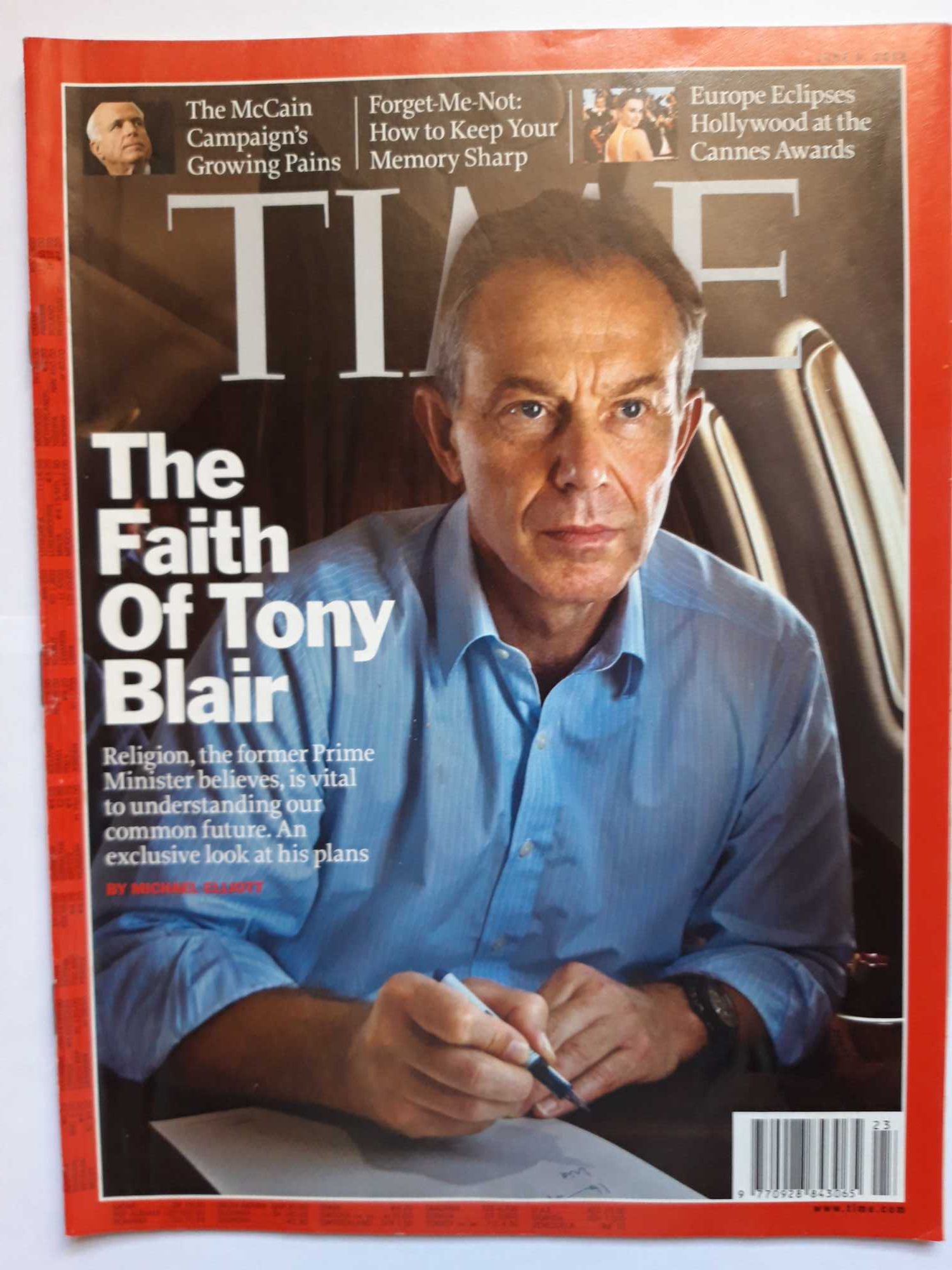 Revistas Time. Ano 2008.