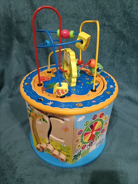 Drewniana zabawka sensoryczna dla dzieci