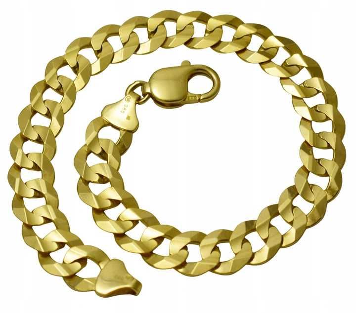 Bransoleta złota Pancerka 8,30 mm szer. pr 585