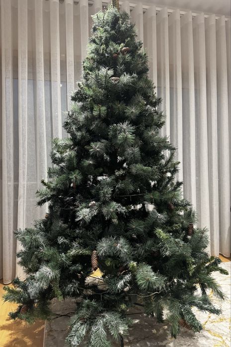Árvore de Natal com 2.10m de altura.