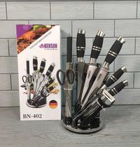 Набір кухонних ножів Benson BN-402 з нержавіючої сталі, Кухонные ножи