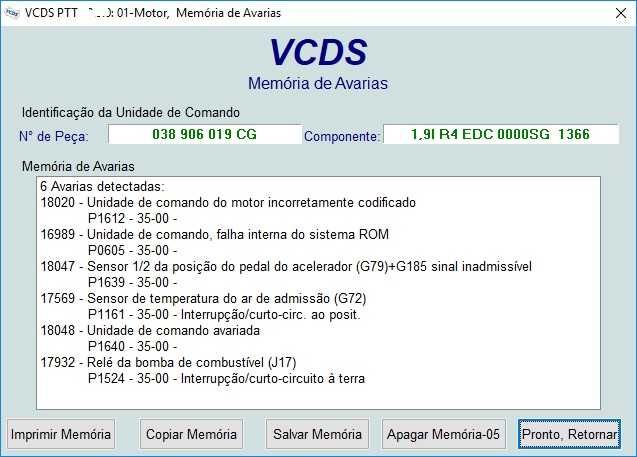 VCDS v23.11 VAG-COM HEX CAN USB Português Audi VW Seat