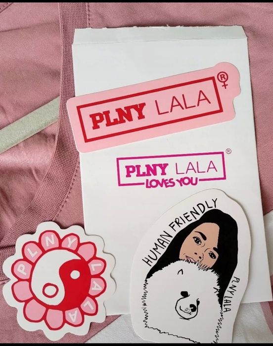 Bluzka plny lala różowa 34 XS śliczna idealny stan wlepki gratis