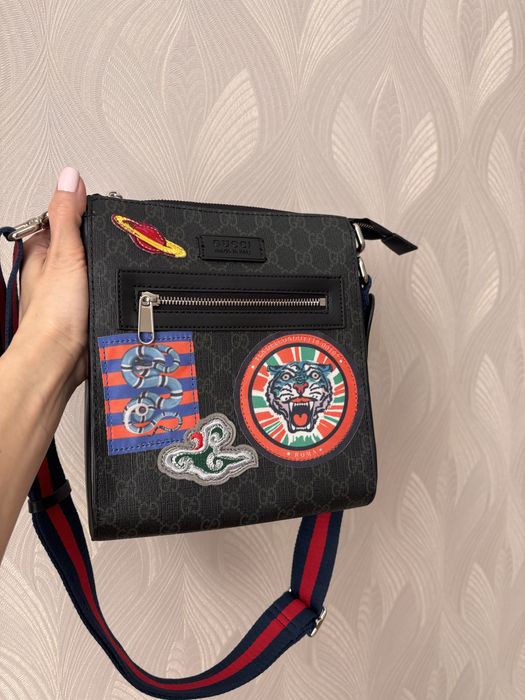 Чоловіча мужская сумка барсетка через плече Г GU