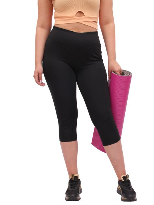 Leginsy Damskie Getry Damskie Sportowe Rybaczki 46 3XL.