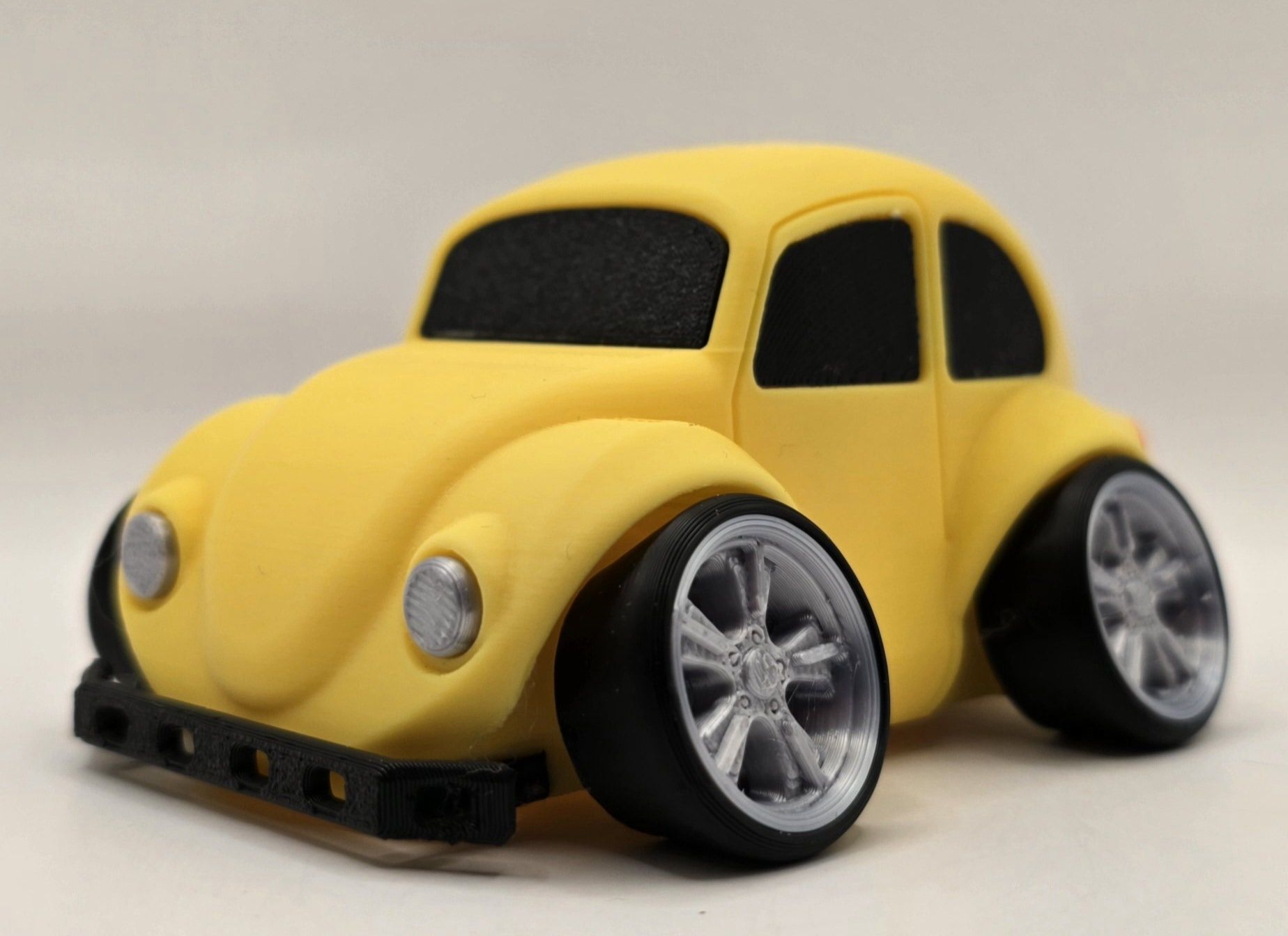 VW Garbus żółty wydruk 3d