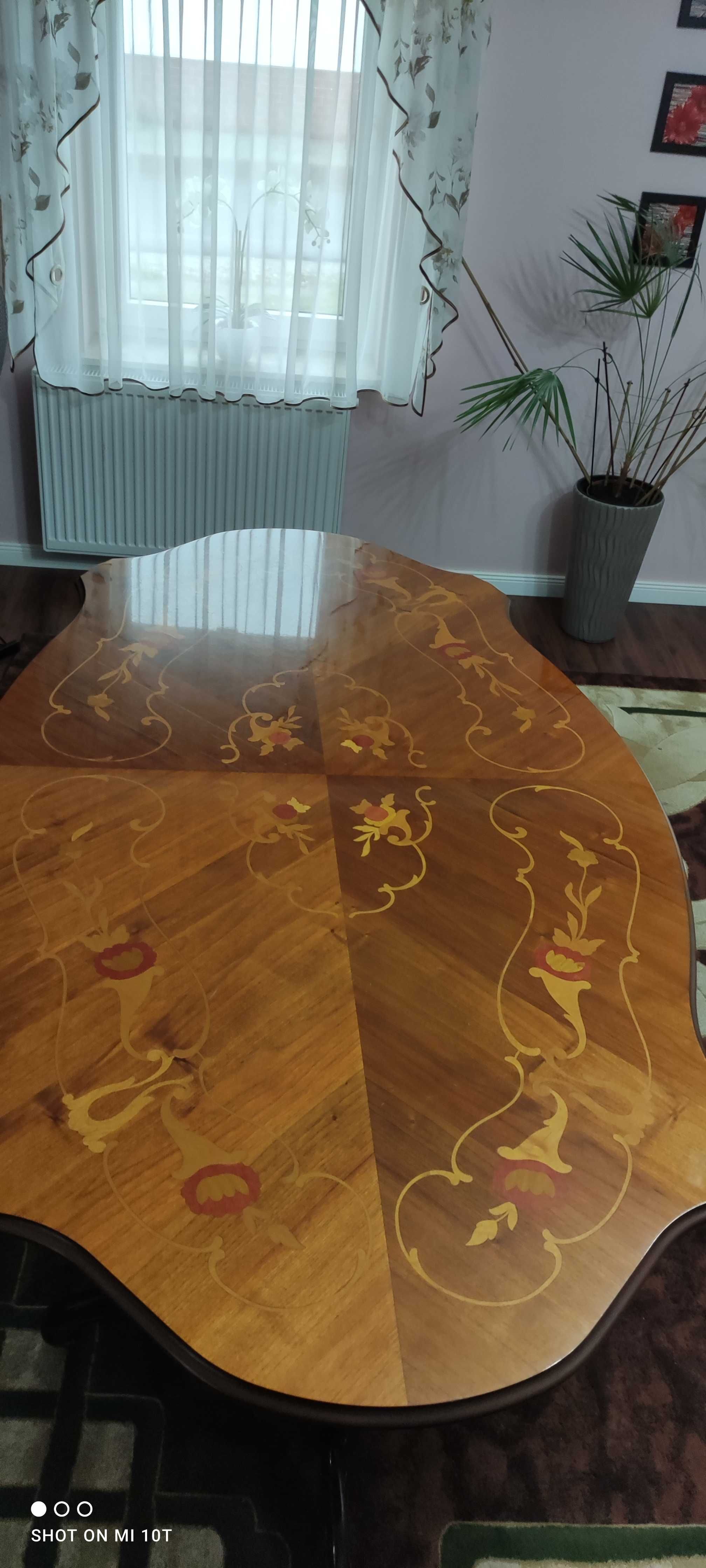 Stół Ludwik Filip, duży stylowy stół włoski