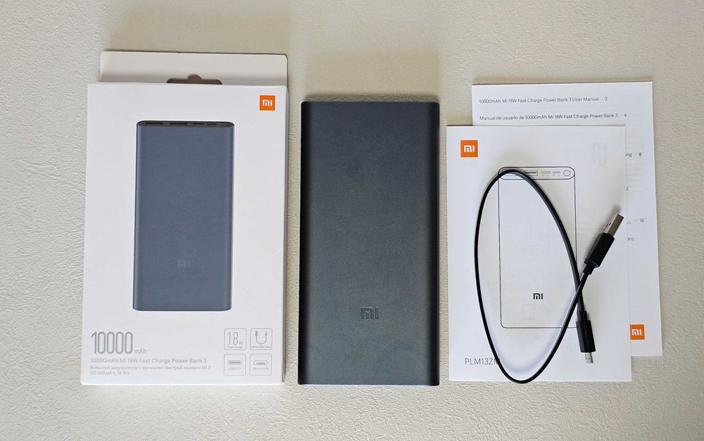 Повер банк Xiaomi Redmi Mi Power Bank 3 10000 mAh Black Швидка Зарядка
