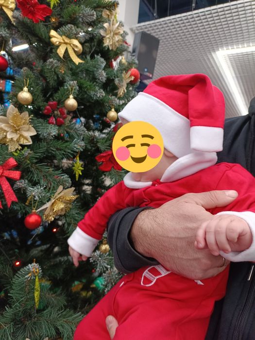 Новорічний костюм для хлопчика 6 місяців, зріст 68-74 см