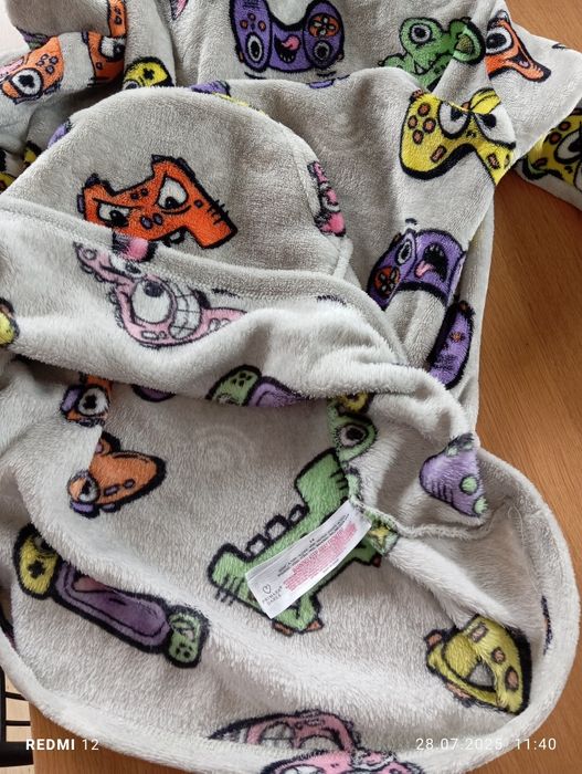 Szlafrok dziecięcy/ młodzieżowy ciepła bluza