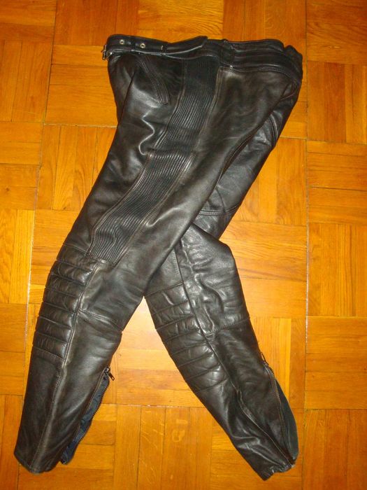 Брюки KRAWEHL кожаные, размер 50-52 ( М-L )