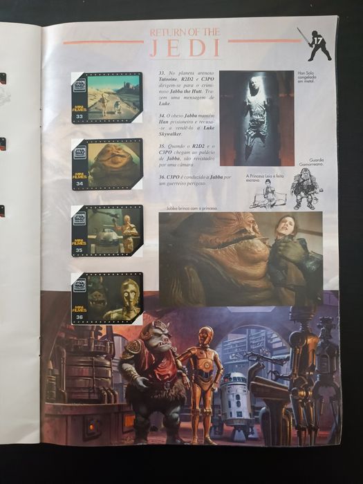 Caderneta star wars matutano 50/50