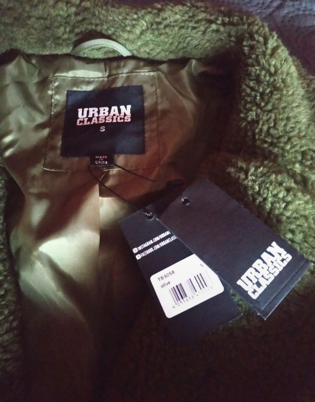 Płaszcz baranek Urban Classics r.S oversize