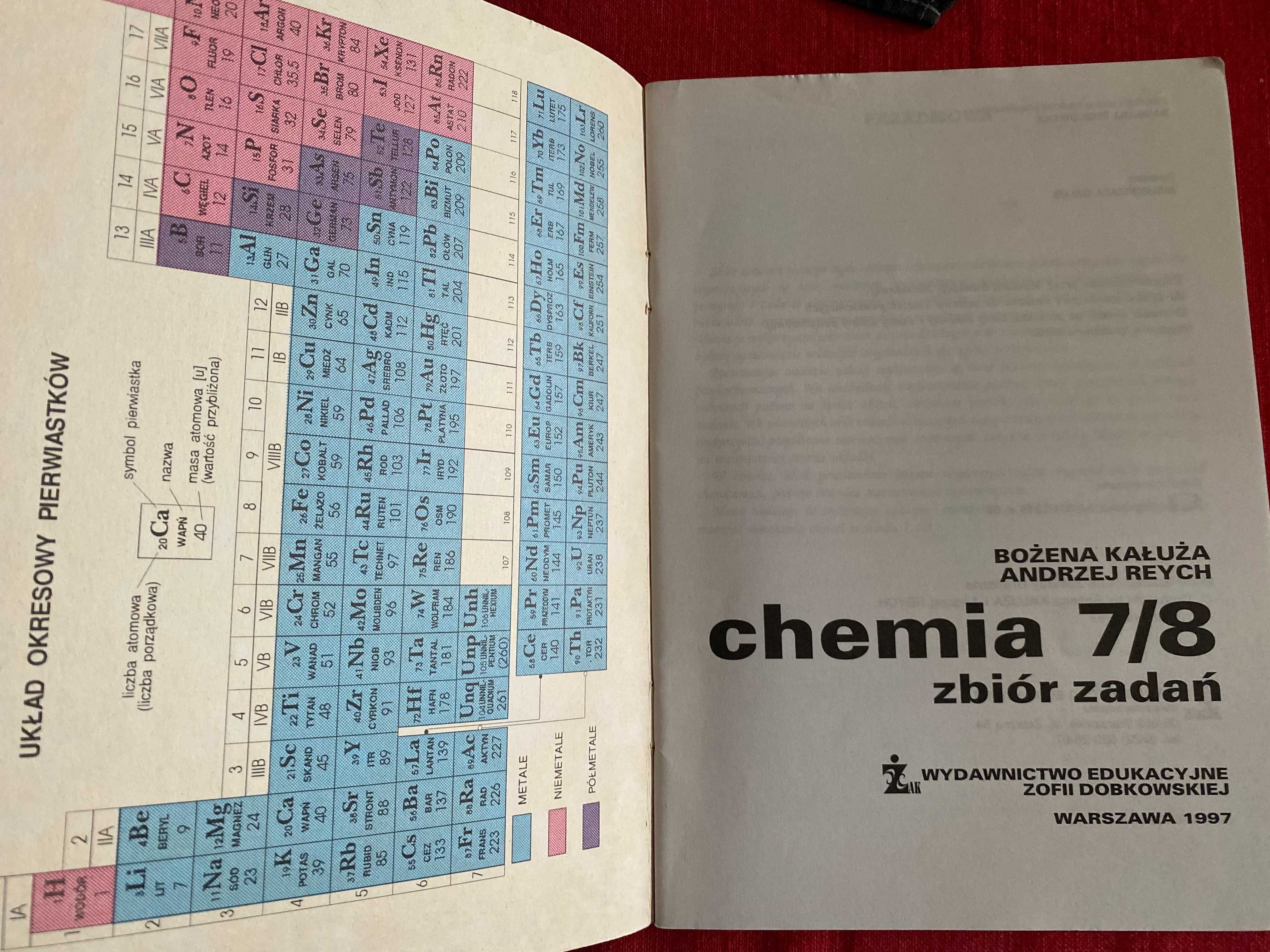 Chemia 7/8-B. Kaluza i A. Reych