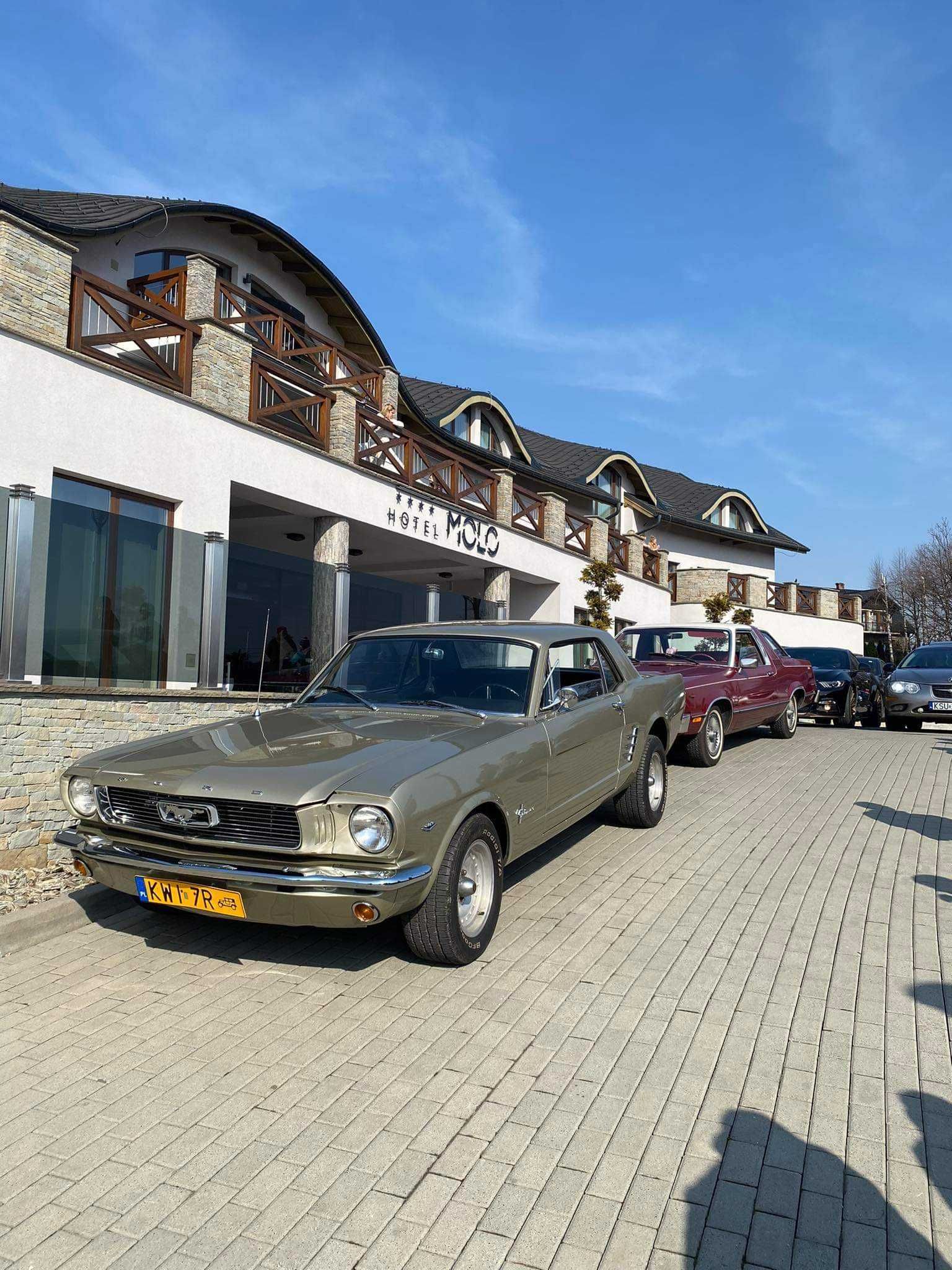 Samochód Mustang stary zabytkowy 1966r  do ślubu ślub Oświęcim