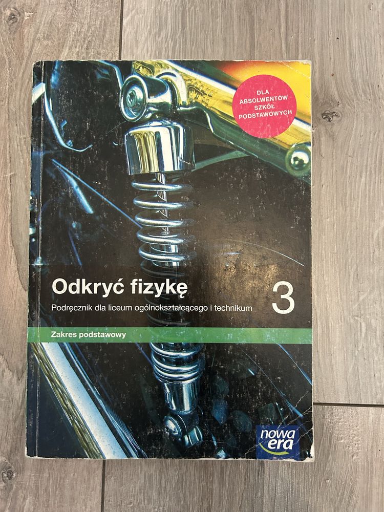 Odkryć fizyke 3, podrecznik do liceum i technikum