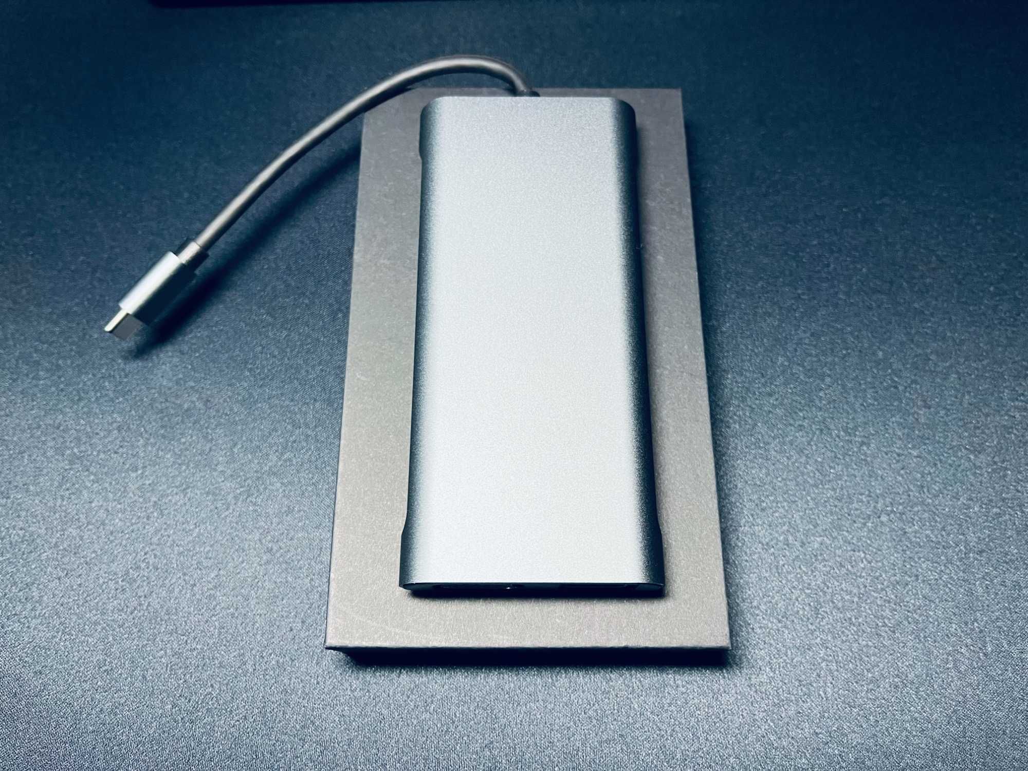 Hub 11 в 1 Концентратор MacBook USB TypeC HDMI 4k VGA RJ45 Card Reader