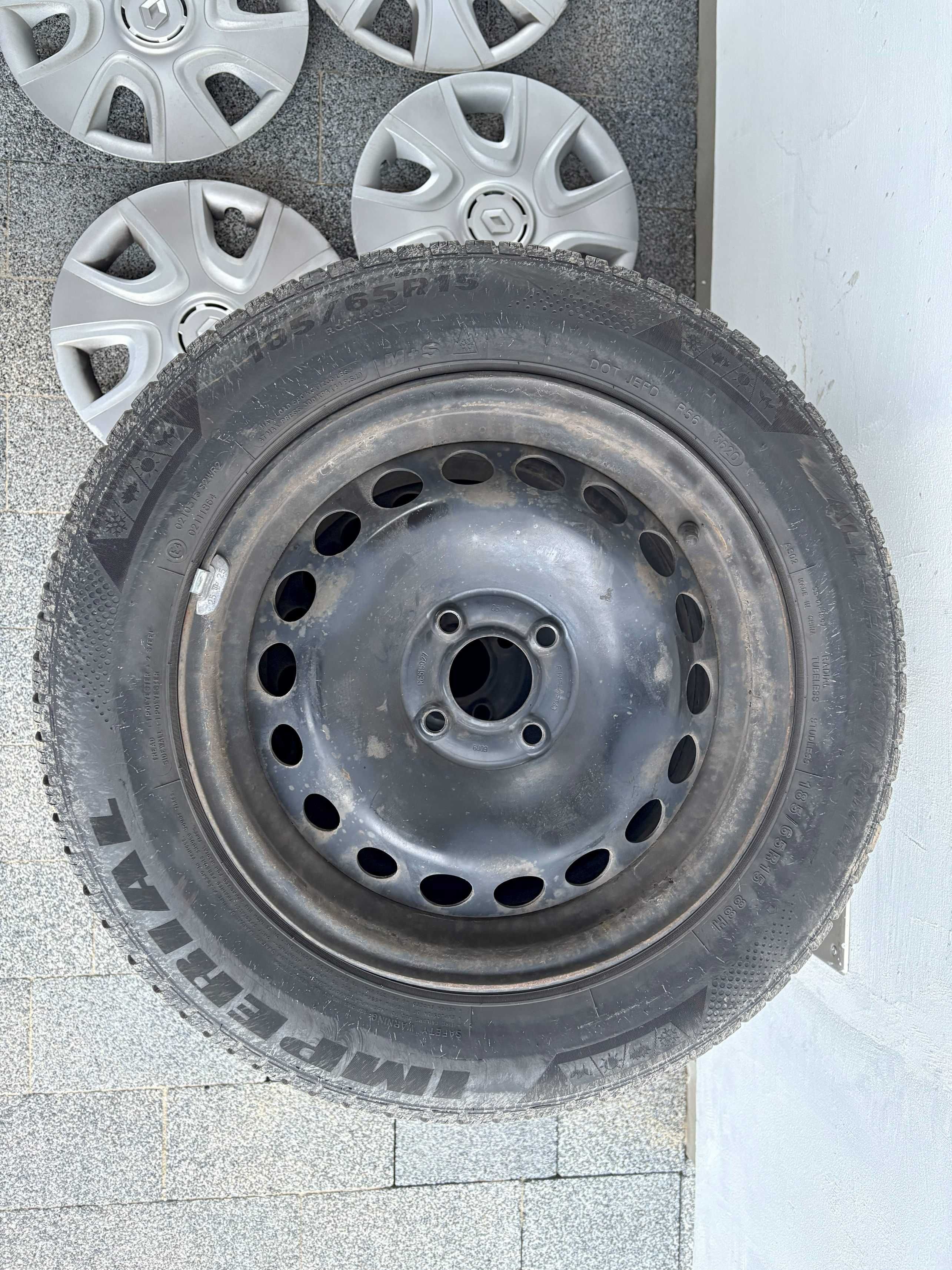 Koła, felgii Renault Clio IV 4, 15' ET40, opony całoroczne 185/65/r15