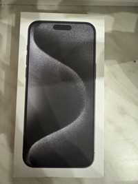 iPhone 15 pro max 256 gb black titanium