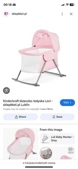 kinderkraft kołyska / łóżeczko turystyczne Lovi