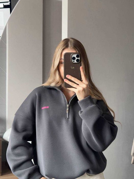 Тепла кофта — Зіп худі фліс — Жіночий світшот — БЕЗ ПЕРЕДПЛАТ XS - XL