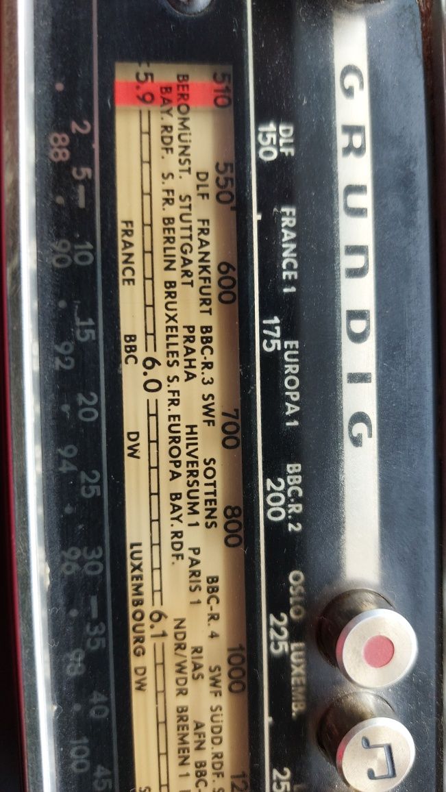 Radio Primaboy GRUNDIG lata 50te