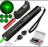 Лазерная указка зелёный лазер Laser 303 green с насадкой