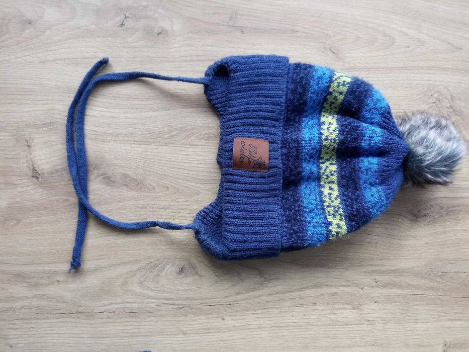 czapka i komin, r. 52-54 dla chłopca