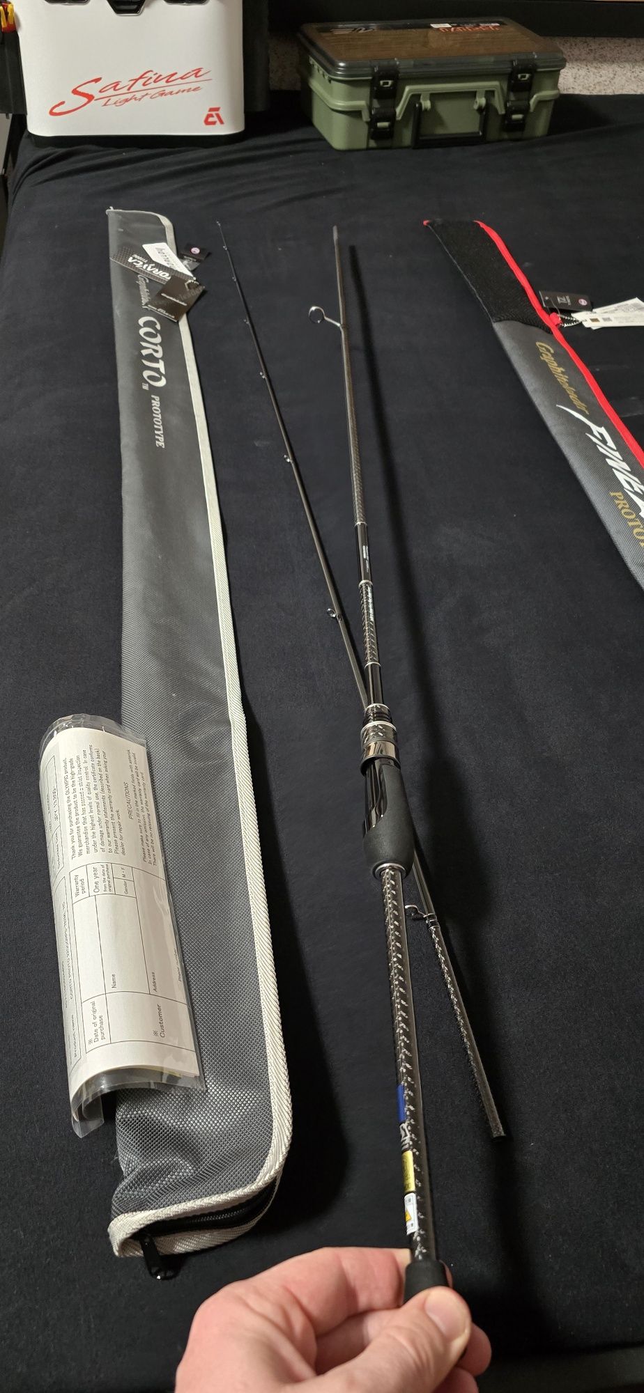 Колекція спінінгів Graphiteleader Finezza Corto Prototype