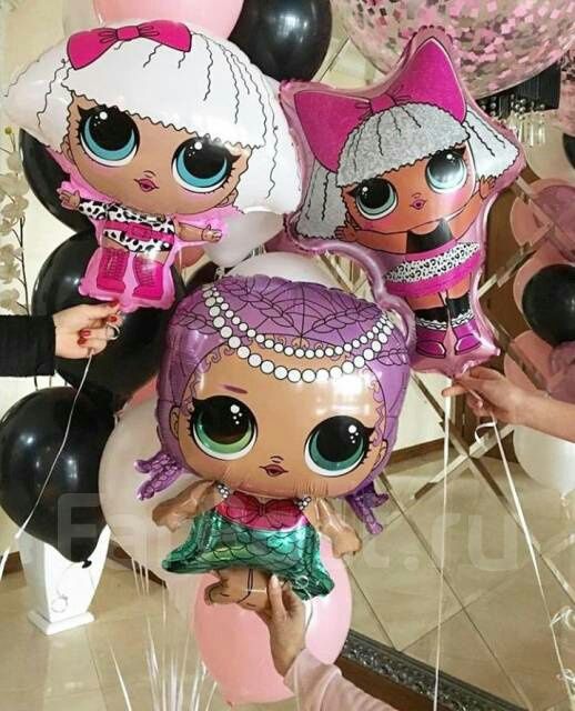Фотозона на день рождения годик куклы ЛОЛ пони машинки Микки маус дино