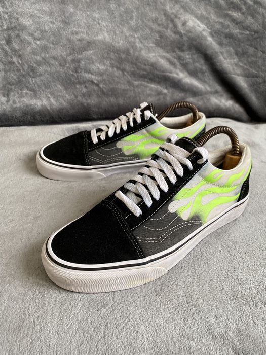 Buty Męskie - Vans Old Skool - Flames - Tenisówki - Trampki - 40,5 eu