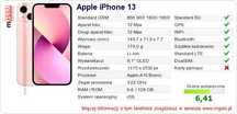 Smartfon Apple iPhone 13  / Komplet  / Eko Komis